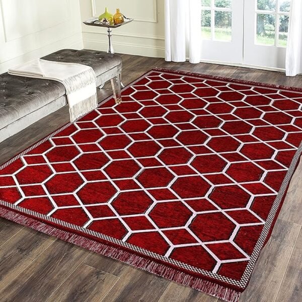 | DOLLIVO CHENNILE_GEOMETRY CARPET | 5 Feet x 7 Feet |