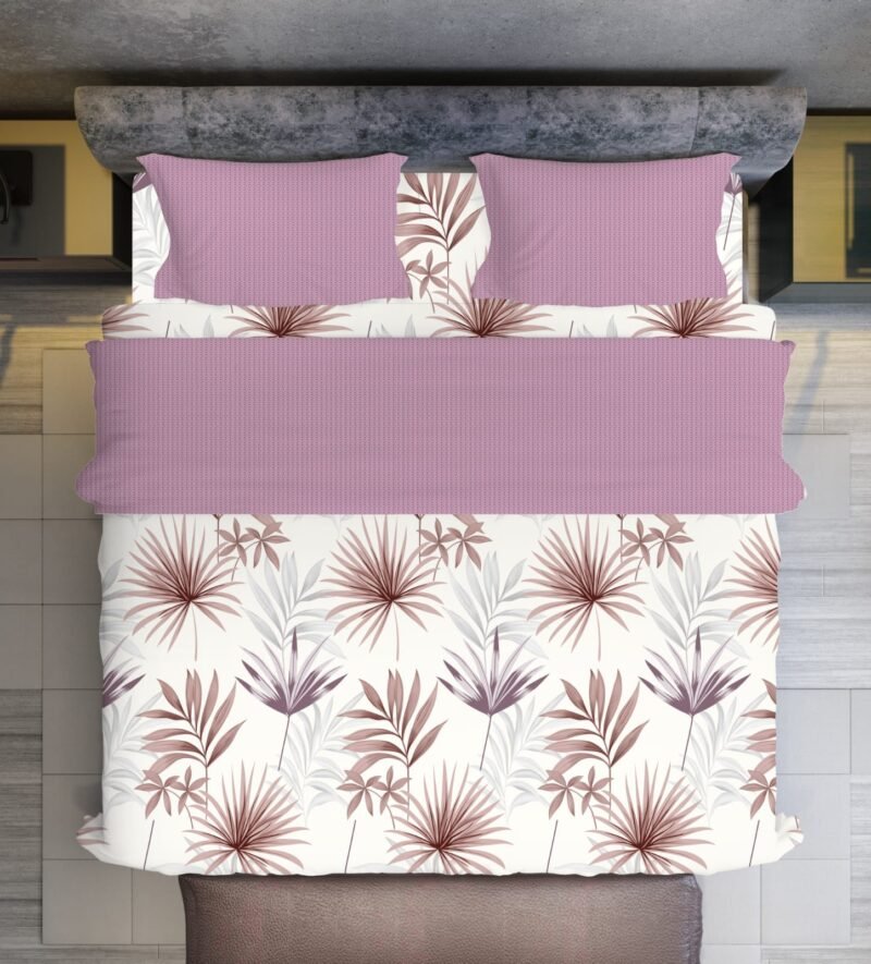 Platinum King Size Bedsheet Set with Pillow Covers–Luxury Cotton-400 TC, 220 GSM heavy weight fabric_90x108 inches_275 x 230 cm