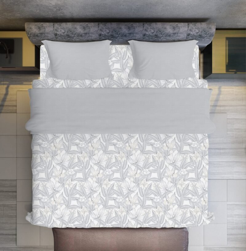 Platinum King Size Bedsheet Set with Pillow Covers–Luxury Cotton-400 TC, 220 GSM heavy weight fabric_90x108 inches_275 x 230 cm