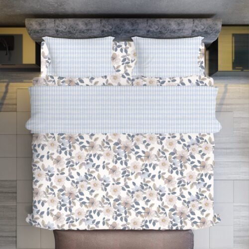 Platinum King Size Bedsheet Set with Pillow Covers–Luxury Cotton-400 TC, 220 GSM heavy weight fabric_90x108 inches_275 x 230 cm