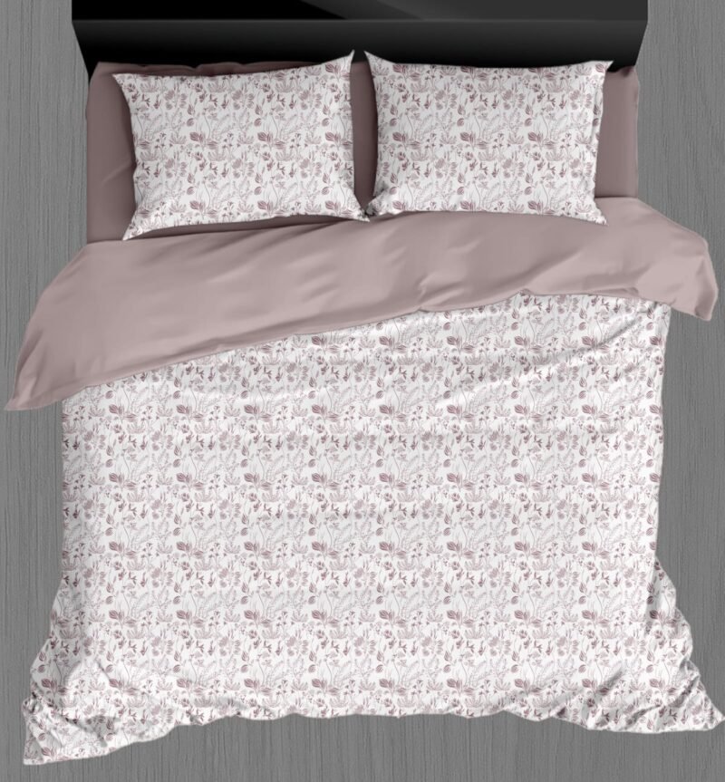 White Beauty Elegant White Double Bedsheet Set with Pillow Covers–Premium Cotton Fast Colour -350 TC, 200 GSM_90x100 inches_250 x 230 cm