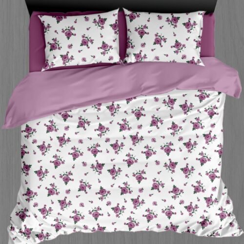 White Beauty Elegant White Double Bedsheet Set with Pillow Covers–Premium Cotton Fast Colour -350 TC, 200 GSM_90x100 inches_250 x 230 cm