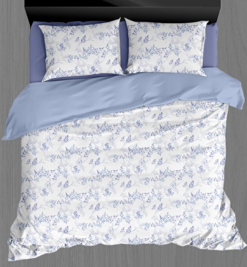 White Beauty Elegant White Double Bedsheet Set with Pillow Covers–Premium Cotton Fast Colour -350 TC, 200 GSM_90x100 inches_250 x 230 cm