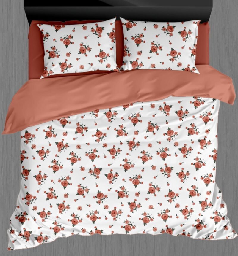 White Beauty Elegant White Double Bedsheet Set with Pillow Covers–Premium Cotton Fast Colour -350 TC, 200 GSM_90x100 inches_250 x 230 cm