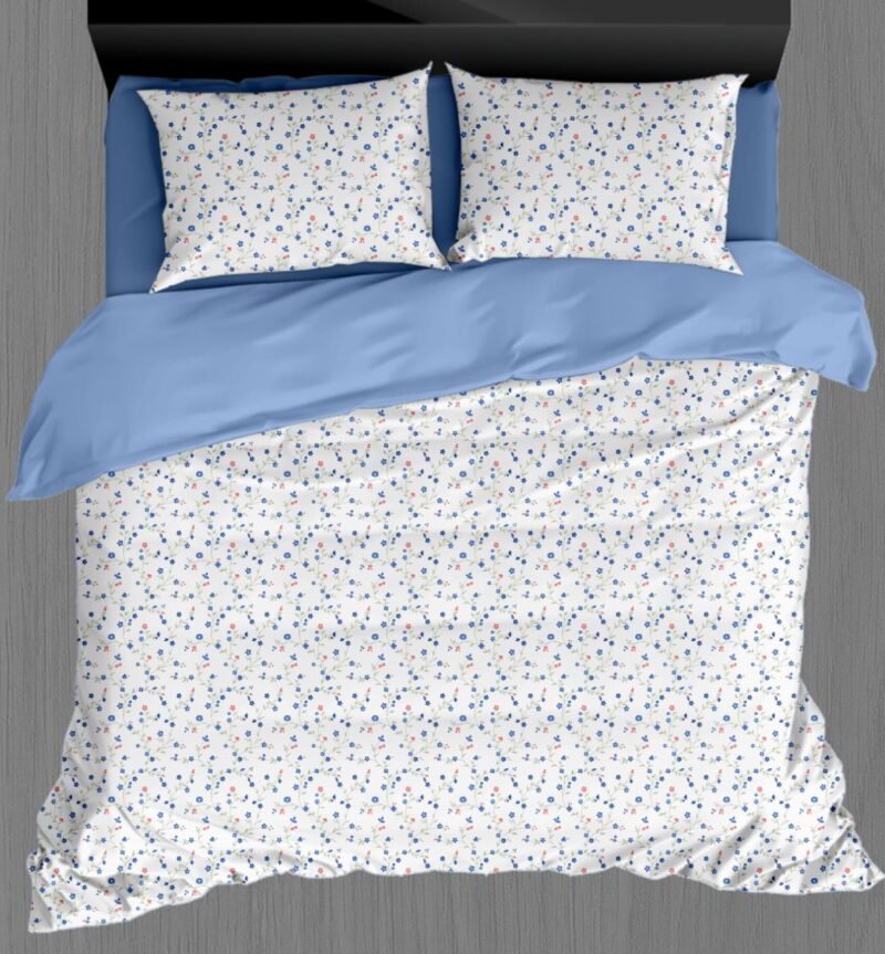 White Beauty Elegant White Double Bedsheet Set with Pillow Covers–Premium Cotton Fast Colour -350 TC, 200 GSM_90x100 inches_250 x 230 cm