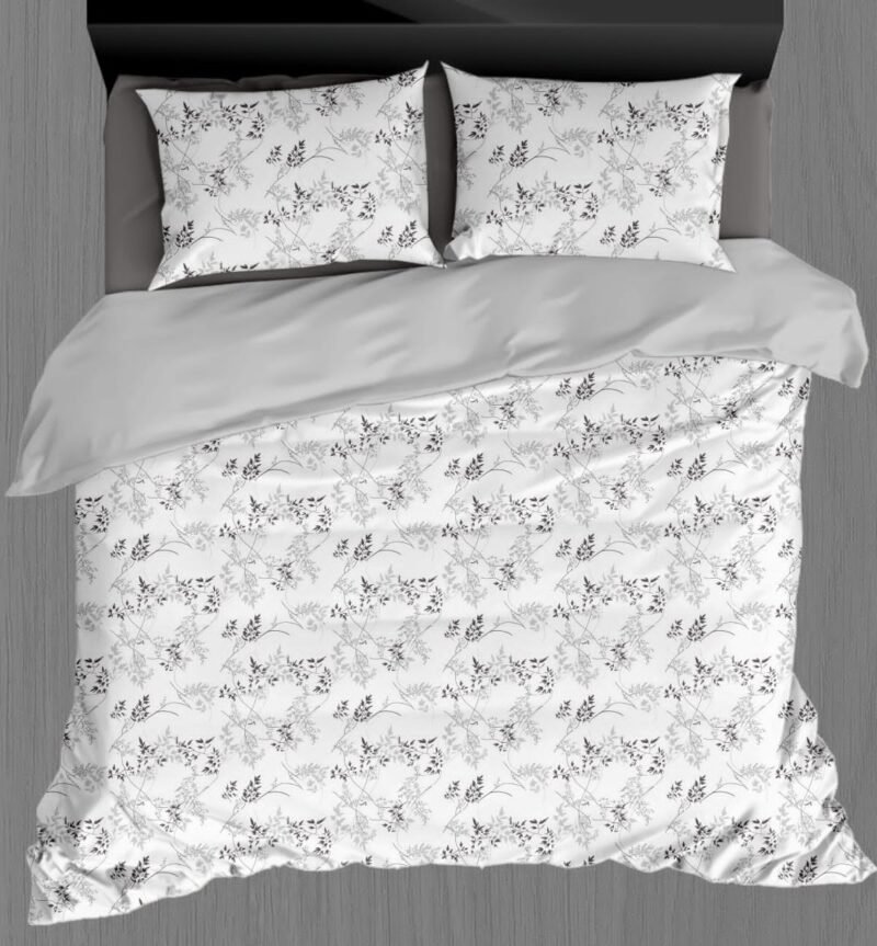 White Beauty Elegant White Double Bedsheet Set with Pillow Covers–Premium Cotton Fast Colour -350 TC, 200 GSM_90x100 inches_250 x 230 cm