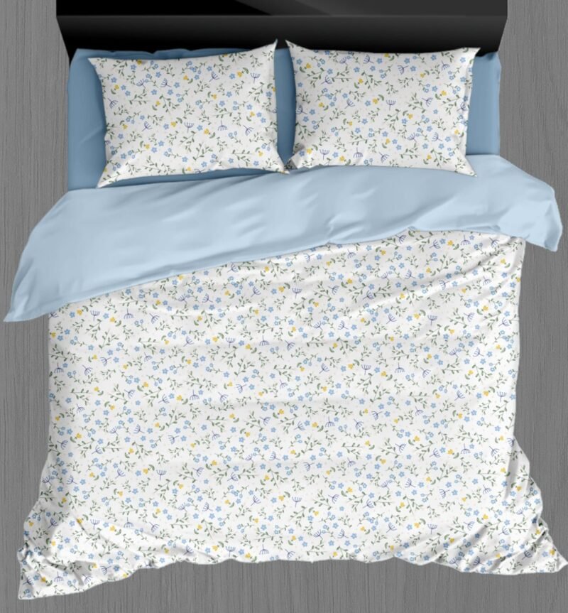 White Beauty Elegant White Double Bedsheet Set with Pillow Covers–Premium Cotton Fast Colour -350 TC, 200 GSM_90x100 inches_250 x 230 cm