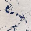 Modern White & Navy Abstract Crackle Design Soft | Hand Tufted Carpet & Rug | Premium quality Qualeen | All Sizes |