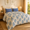 DORIYA Premium Cotton King Size Bedsheet Set –180 TC Heavy weight cotton_90x108 inches_228 x 274 cm