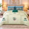 MILKY WHITE Premium Cotton Super King Size Bedsheet set with 2 Pillow Covers | 220 TC Heavy Weight Pure Cotton | Soft, Breathable & Skin-Friendly | Size 108 x 108 Inches |