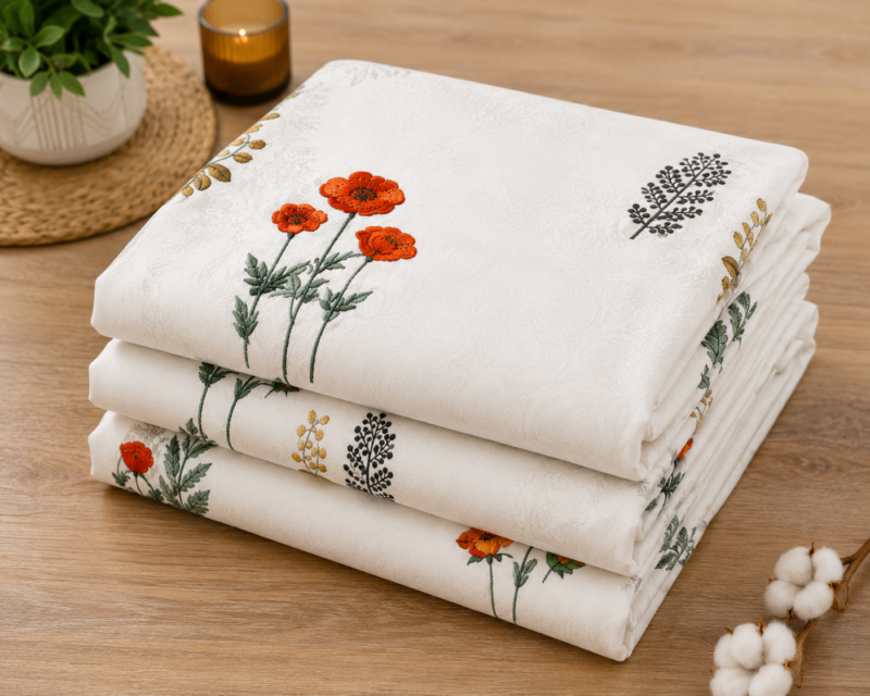 MILKY WHITE Premium Cotton Super King Size Bedsheet set with 2 Pillow Covers | 220 TC Heavy Weight Pure Cotton | Soft, Breathable & Skin-Friendly | Size 108 x 108 Inches |