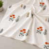 MILKY WHITE Premium Cotton Super King Size Bedsheet set with 2 Pillow Covers | 220 TC Heavy Weight Pure Cotton | Soft, Breathable & Skin-Friendly | Size 108 x 108 Inches |