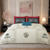 MILKY WHITE Premium Cotton Super King Size Bedsheet set with 2 Pillow Covers | 220 TC Heavy Weight Pure Cotton | Soft, Breathable & Skin-Friendly | Size 108 x 108 Inches |