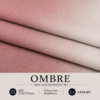 OMBRE Pure Cotton Premium size Bedsheet with 2 Pillow Covers | 300 TC | Textured Print | 108 x 108 Inches | Soft, Breathable, Skin Friendly & Fade Resistant | PVC Packing |