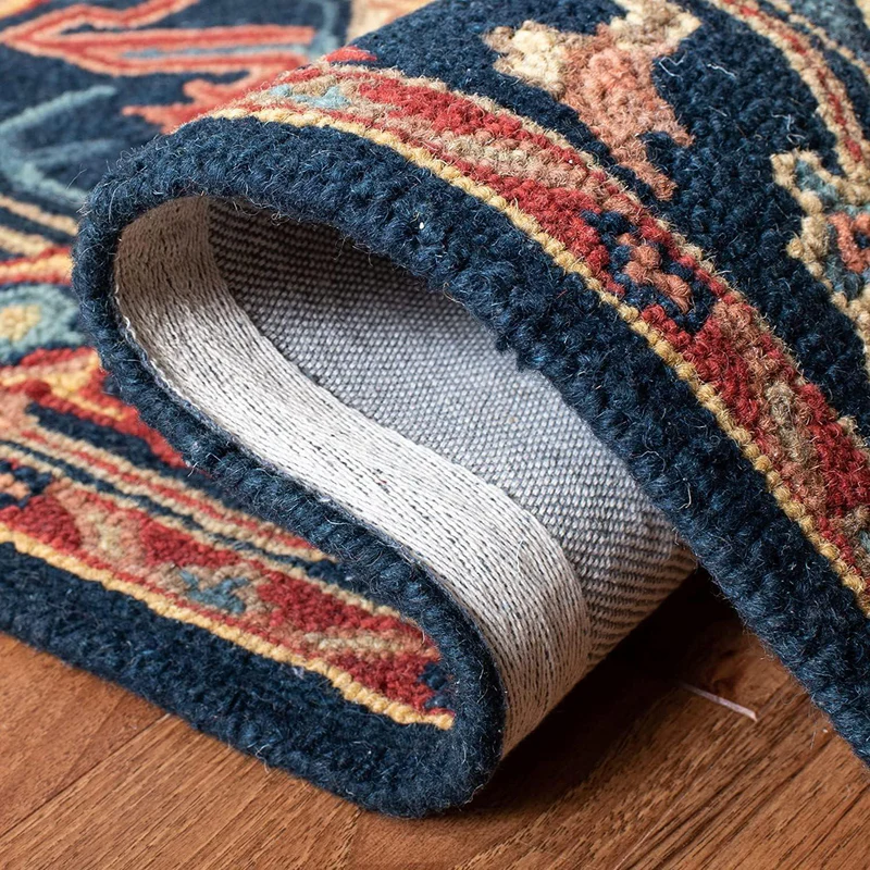 Persian Heriz Medallion Design Soft | Hand Tufted Carpet & Rug | Premium quality Qualeen | All Sizes |