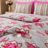 DORIYA Premium Cotton King Size Bedsheet Set –180 TC Heavy weight cotton_90x108 inches_228 x 274 cm