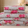 DORIYA Premium Cotton King Size Bedsheet Set –180 TC Heavy weight cotton_90x108 inches_228 x 274 cm