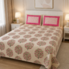 DORIYA Premium Cotton King Size Bedsheet Set –180 TC Heavy weight cotton_90x108 inches_228 x 274 cm