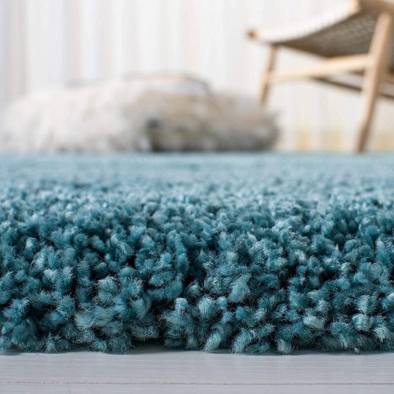 Dollivo Shaggy Carpet & Rug | Plain - Light Green |