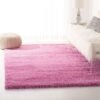 Dollivo Shaggy Carpet & Rug | Plain Pink |