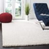 Dollivo Shaggy Carpet & Rug | Plain - White |