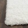 Dollivo Shaggy Carpet & Rug | Plain - White |