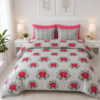 DORIYA Premium Cotton King Size Bedsheet Set –180 TC Heavy weight cotton_90x108 inches_228 x 274 cm