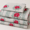 DORIYA Premium Cotton King Size Bedsheet Set –180 TC Heavy weight cotton_90x108 inches_228 x 274 cm