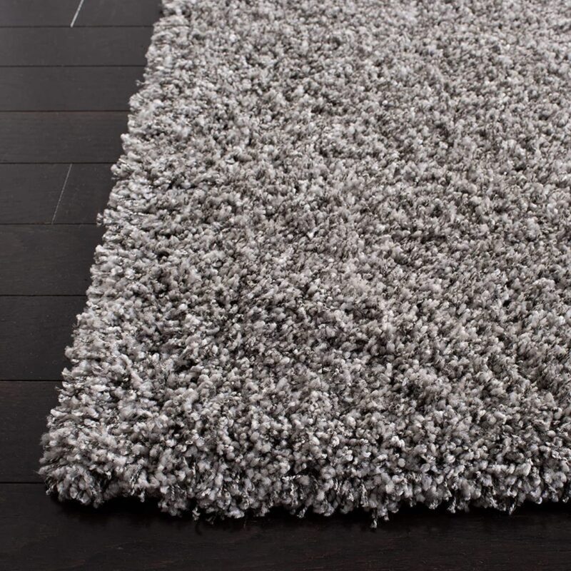 Dollivo Shaggy Carpet & Rug | Plain - Grey |
