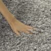 Dollivo Shaggy Carpet & Rug | Plain - Grey |
