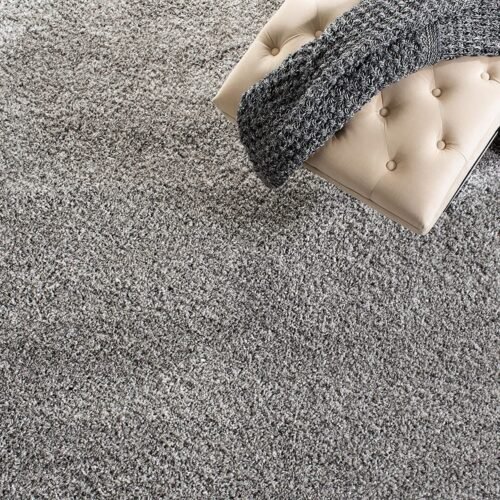 Dollivo Shaggy Carpet & Rug | Plain - Grey |