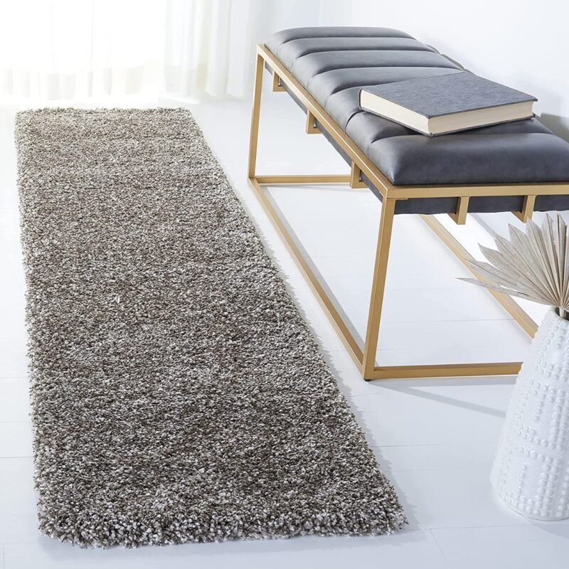 Dollivo Shaggy Carpet & Rug | Plain - Grey |