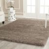 Dollivo Shaggy Carpet & Rug | Plain - Beige |