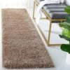 Dollivo Shaggy Carpet & Rug | Plain - Beige |