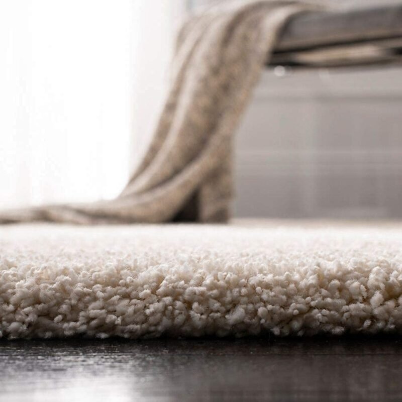 Dollivo Shaggy Carpet & Rug | Plain - Off White |