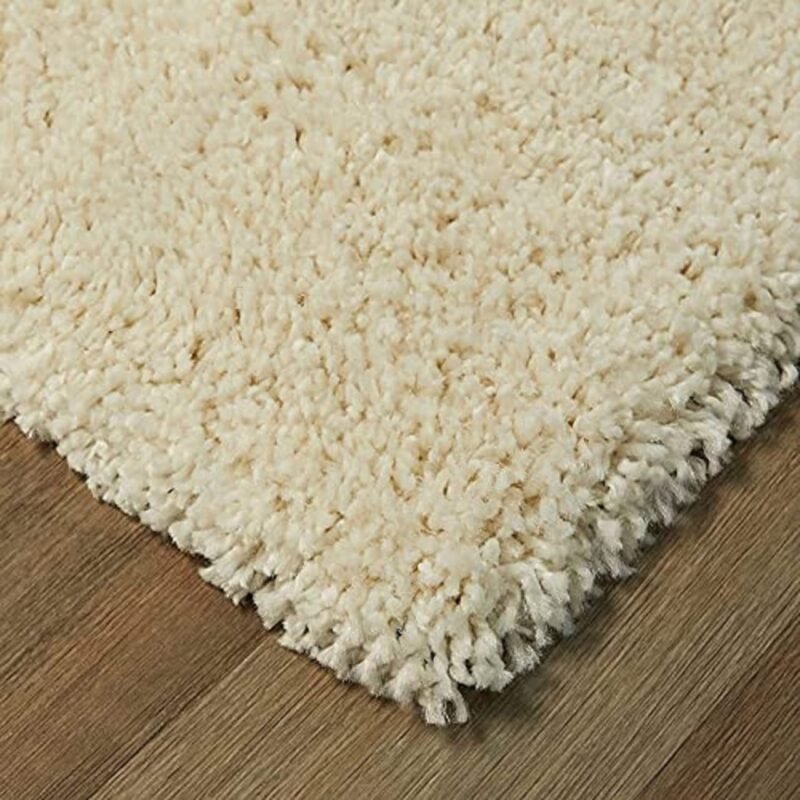 Dollivo Shaggy Carpet & Rug | Plain - Off White |