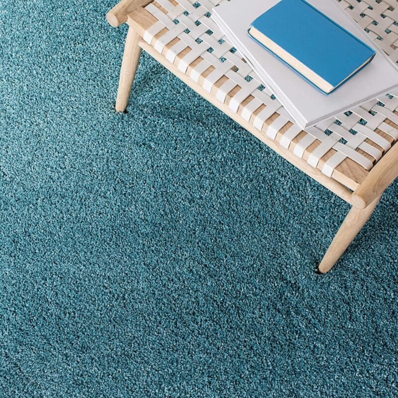 Dollivo Shaggy Carpet & Rug | Plain - Light Green |