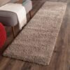 Dollivo Shaggy Carpet & Rug | Plain - Beige |