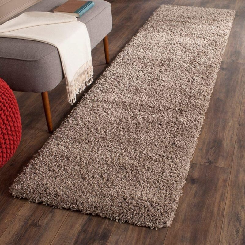 Dollivo Shaggy Carpet & Rug | Plain - Beige |