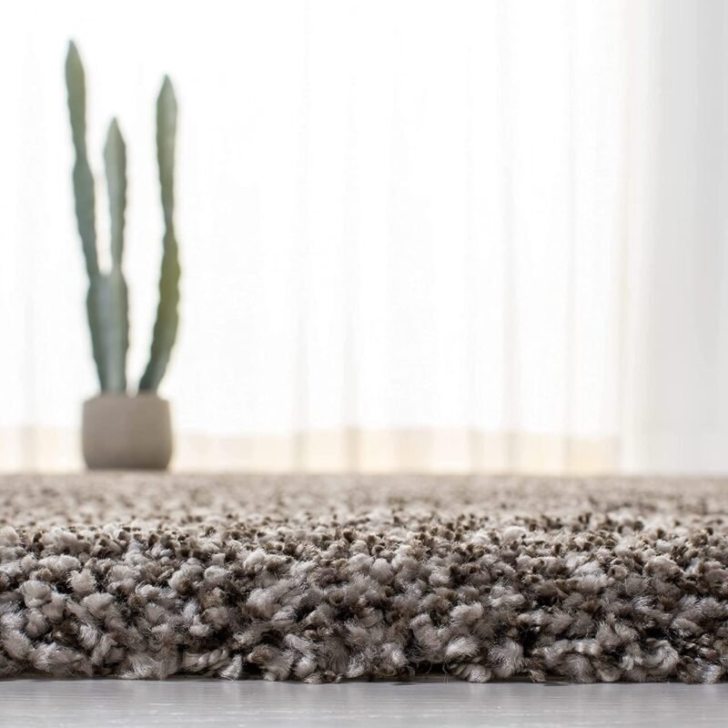 Dollivo Shaggy Carpet & Rug | Plain - Grey |