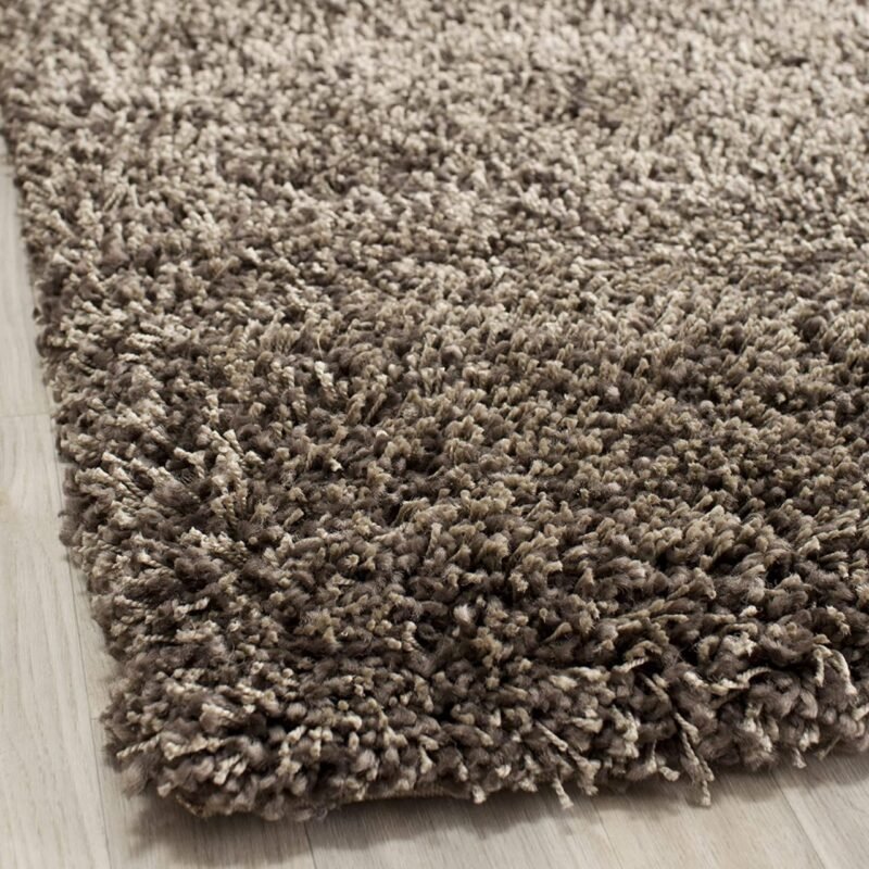Dollivo Shaggy Carpet & Rug | Plain - Beige |