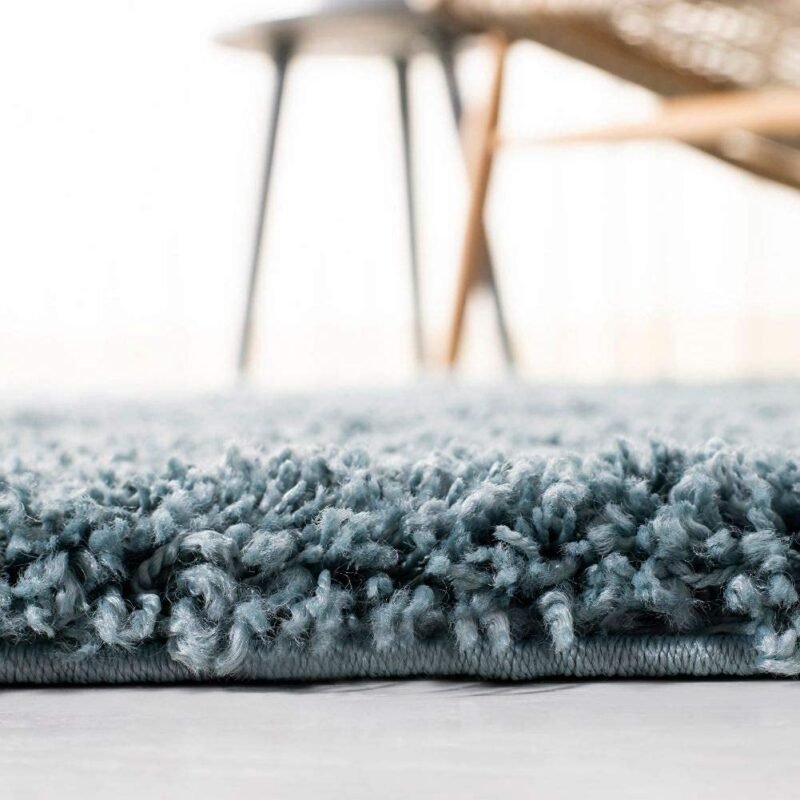 Dollivo Shaggy Carpet & Rug | Plain - Light Green |