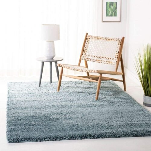 Dollivo Shaggy Carpet & Rug | Plain - Light Green |