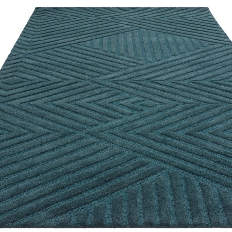 Asiatic Hague Teal Design Soft | Hand Tufted Carpet & Rug | Premium quality Qualeen | All Sizes |