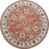| Persian / Iranian Medallion Hand Tufted  Round shaped Carpet & Area Rug for Living Room Bedroom and Hall | Premium quality Qualeen |